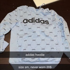 blue adidas hoodie